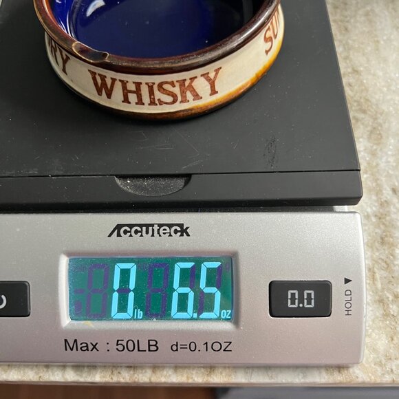 Vintage Suntory Whiskey Japanese Distillery Pottery Cigarette Cigar Ashtray - Picture 9 of 9